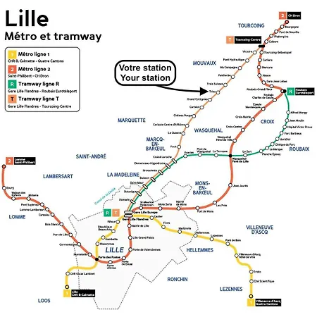 Maison 2 Calme, Proche Tram 3*